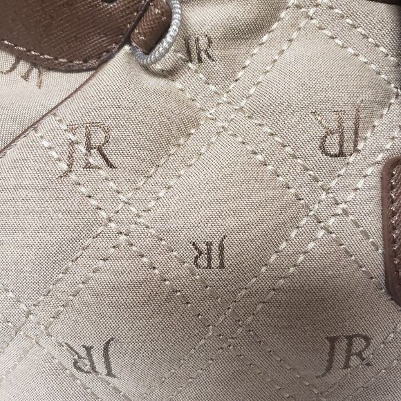 Judith Ripka Satchel Canvas Handbag Top Handle Silver Hardware Medium NWOT - Picture 6 of 16